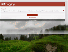 Tablet Screenshot of ismblogging.blogspot.com