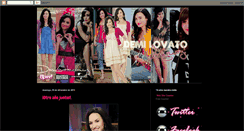 Desktop Screenshot of fanclubofficialdemilovatouruguay.blogspot.com