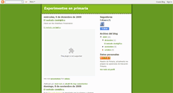 Desktop Screenshot of experimentarenprimaria.blogspot.com