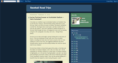 Desktop Screenshot of baseballroadtrips.blogspot.com