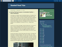 Tablet Screenshot of baseballroadtrips.blogspot.com