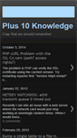 Mobile Screenshot of plus10.blogspot.com