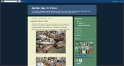 Desktop Screenshot of martianwarsin25mm.blogspot.com