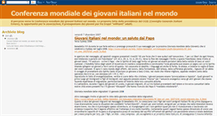 Desktop Screenshot of conferenzagiovani.blogspot.com