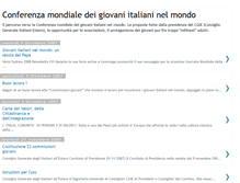 Tablet Screenshot of conferenzagiovani.blogspot.com