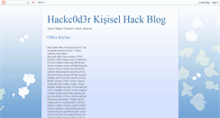 Desktop Screenshot of hackc0der.blogspot.com