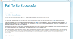 Desktop Screenshot of failtobesuccessful.blogspot.com