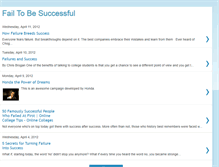 Tablet Screenshot of failtobesuccessful.blogspot.com