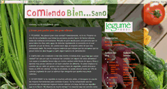 Desktop Screenshot of comiendobiensano.blogspot.com