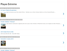 Tablet Screenshot of playasextremo.blogspot.com