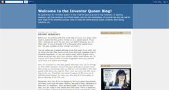 Desktop Screenshot of inventorqueen.blogspot.com