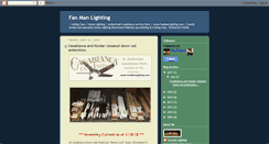 Desktop Screenshot of fanmanlighting.blogspot.com
