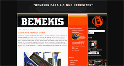 Desktop Screenshot of bemekis.blogspot.com