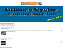 Tablet Screenshot of intense-cycles-enthusiast-club.blogspot.com