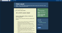 Desktop Screenshot of cisteni-odpadu.blogspot.com