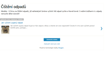 Tablet Screenshot of cisteni-odpadu.blogspot.com