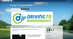 Desktop Screenshot of drivingtoindependence.blogspot.com