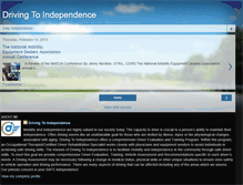 Tablet Screenshot of drivingtoindependence.blogspot.com