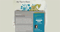 Desktop Screenshot of mytipstoshare.blogspot.com