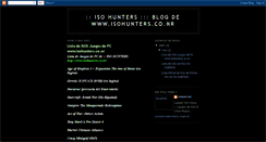 Desktop Screenshot of isohunters.blogspot.com