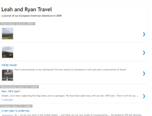 Tablet Screenshot of leahandryantravel.blogspot.com