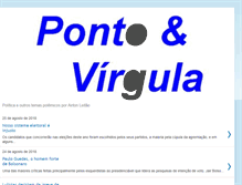 Tablet Screenshot of pontoetvirgula.blogspot.com
