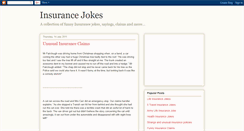 Desktop Screenshot of insurancelaughs.blogspot.com