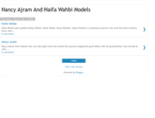 Tablet Screenshot of nancy-model.blogspot.com