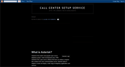 Desktop Screenshot of callcentersetup.blogspot.com