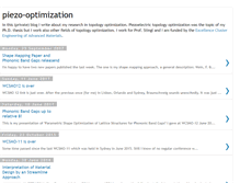 Tablet Screenshot of piezo-optimization.blogspot.com