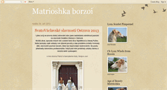 Desktop Screenshot of matrioshkaborzoi.blogspot.com