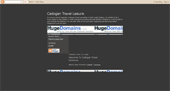 Desktop Screenshot of cadogantravel.blogspot.com