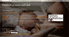 Desktop Screenshot of childrenofmomanddad.blogspot.com