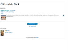 Tablet Screenshot of elcorraldebiank.blogspot.com