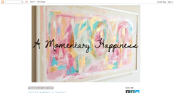 Desktop Screenshot of amomentaryhappiness.blogspot.com