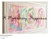 Tablet Screenshot of amomentaryhappiness.blogspot.com