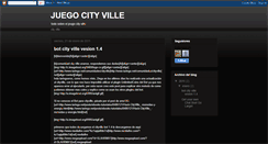 Desktop Screenshot of cityvillejuego2011.blogspot.com