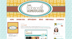 Desktop Screenshot of hobsonhomestead.blogspot.com