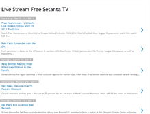 Tablet Screenshot of livestreamfreesetanta.blogspot.com