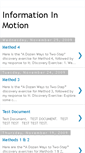 Mobile Screenshot of informationinmotion.blogspot.com