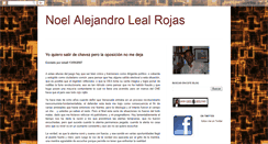 Desktop Screenshot of noelalejandrolealrojas.blogspot.com