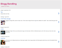 Tablet Screenshot of bloggbandling.blogspot.com