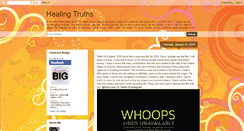 Desktop Screenshot of healingtruthsnews.blogspot.com