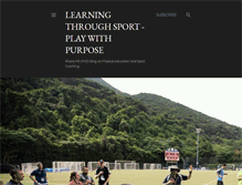 Tablet Screenshot of learningthroughsport.blogspot.com