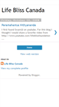 Mobile Screenshot of lifeblisscanada.blogspot.com