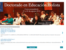 Tablet Screenshot of doctoradoeneducacionholista.blogspot.com