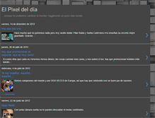 Tablet Screenshot of elpixeldeldia.blogspot.com