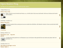 Tablet Screenshot of opensourcefrog.blogspot.com