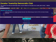 Tablet Screenshot of decaturdemocrats.blogspot.com