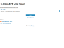 Tablet Screenshot of independentseed.blogspot.com